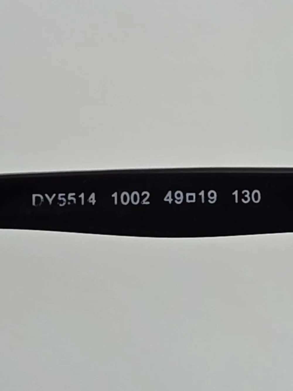 DKNY DY5514 1002 Silver Black Semi Rimless Eyeglasses Frame w/ Case 49-19-130